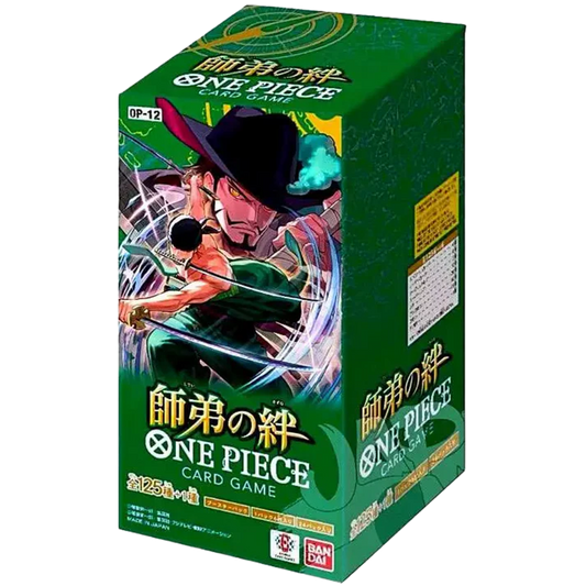 One Piece The Bond of Master and Disciple OP-12 Japanese Booster Box